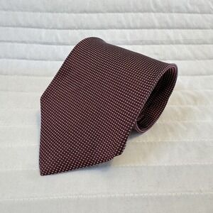 Mens Ties Club Dark Red Necktie Classic